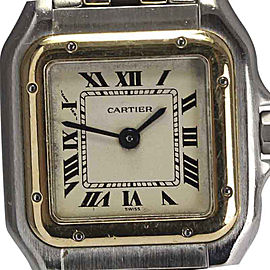 Cartier Stainless Steel & 18K Yellow Gold Quartz 21.5mm Womens Watch