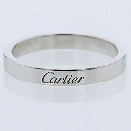 CARTIER 950 Platinum C Do Wedding Engraved Ring LXGBKT-852