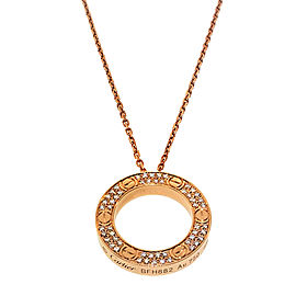 Cartier Love 18K Pink Gold & Diamonds Necklace