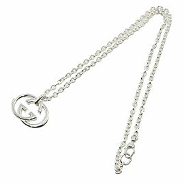 Gucci 925 Silver GG Necklace LXGCH-197