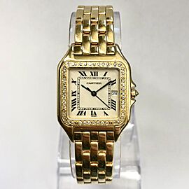 CARTIER PANTHERE 27mm 18K Yellow Gold Factory DIAMOND Watch