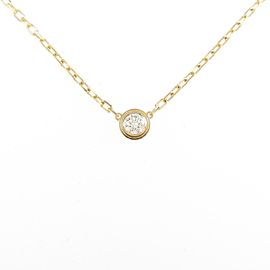 Cartier 18k Yellow Gold Diamant Leger Small Necklacec LXGYMK-80