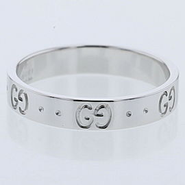 GUCCI 18k White Gold Icon slim Ring LXGBKT-483