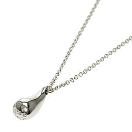 Tiffany & Co 925 Silver teardrop Necklace QJLXG-1331