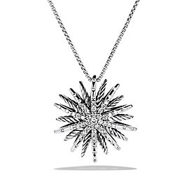 David Yurman Starburst Medium Pendant Necklace with Diamonds, 26mm