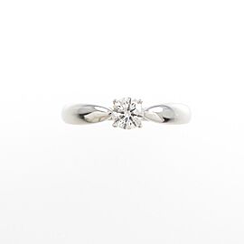 TIFFANY & Co Harmony 950 Platinum Diamond US4.5 Ring LXGKM-359