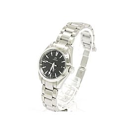 Omega Seamaster Aqua Terra Stainless Steel Quartz 29mm Womens Watch