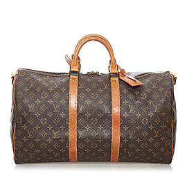 Louis Vuitton Monogram Keepall Bandouliere 50