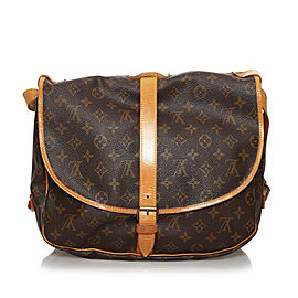 Louis Vuitton Monogram Saumur 35