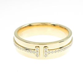 TIFFANY & Co 18K Yellow Gold T Ring LXGYMK-842