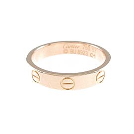 Cartier 18K Pink Gold Mini Love Ring LXGYMK-311