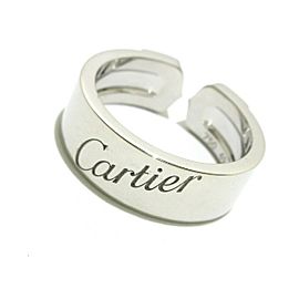 Cartier 18K White Gold 2C Ring LXJG-23