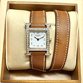 HERMÈS HEURE H Two Tone Ladies Watch