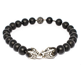 David Yurman Black Onyx & Diamond Spiritual Beads Bracelet