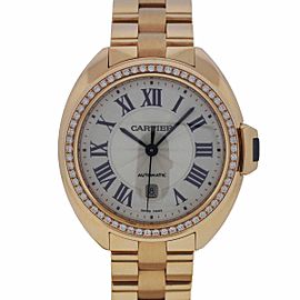 Cartier WJCL0003 18K Rose Gold with Original Diamonds 31mm Ladies Watch