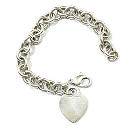 Tiffany & Co. Sterling Silver Heart Tag Bracelet