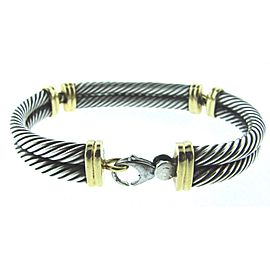 David Yurman 14K Yellow Gold & Sterling Silver Bracelet