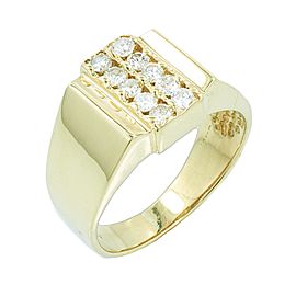 Yellow Gold Diamond Ring Size 7.5