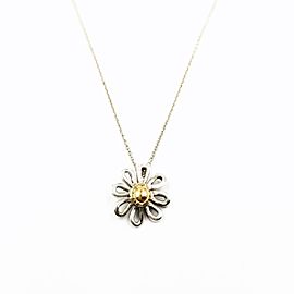 Tiffany & Co. 18K Yellow Gold & Sterling Silver Daisy Necklace