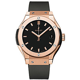 Hublot 581.ox.1181.rx Classic Fusion Quartz 18K Rose Gold 33mm Unisex Watch