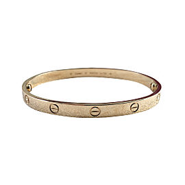 Cartier Love Bracelet Yellow Gold Size 20