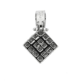 White Gold Diamond Mens Pendant