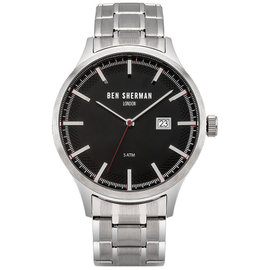 Ben Sherman WB056BSM Stainless Steel Black Dial Quartz 39mm Mens Watch