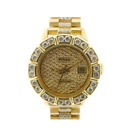 Rolex Datejust 6917 18K Yellow Gold Diamond Dial, Bezel & Band 26mm Womens Watch