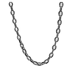 DAVID YURMAN STERLING SILVER 8 mm TWIST LINK CHAIN