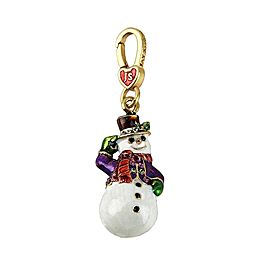 JAY STRONGWATER CHARMING SNOWMAN CHARM SJ9181-250 SWAROVSKI BOX BRAND NEW