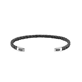 David Yurman Sterling Silver, Titanium Bracelet