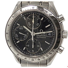 Omega Speedmaster Date Stainless Steel with Black Dial Automatic 40mm Mens Watch