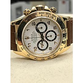 Rolex Daytona Cosmograph 16518 18K Yellow Gold Mint Condition Zenith Movement