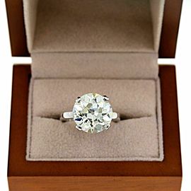 Old European Cut Diamond Engagement Ring 9.04tcw in Platinum $275,000 Retail