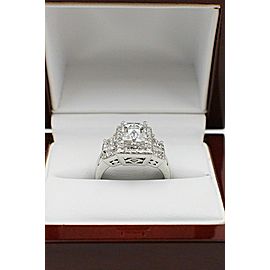 Tycoon Cut Platinum Diamond Engagement Ring 2.42 tcw 3 Stone G SI1 $45,000 Value