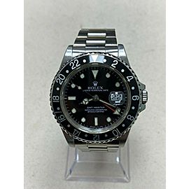 Rolex GMT Master 16700 Black Dial Stainless Steel Watch Box Booklet