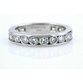 Tiffany & Co Full Circle Platinum Diamond Eternity Band ring 1.80 tcw 3.9 MM