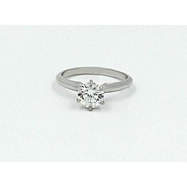 Leo Diamond Engagement Ring Round 1.02 cts I SI2 14K White Gold $9,000 Retail