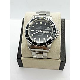 Vintage Rolex Submariner 1680 Stainless Steel 1973 Unpolished Matte Dial Mint