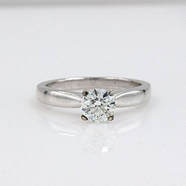 Hearts on Fire Signature Diamond Engagement Ring Round 0.71 ct 18k White Gold