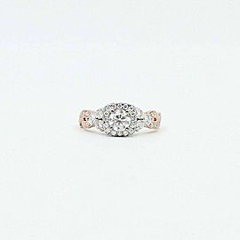 Neil Lane Diamond Engagement Ring 1 5/8 TCW 14k Rose & White Gold