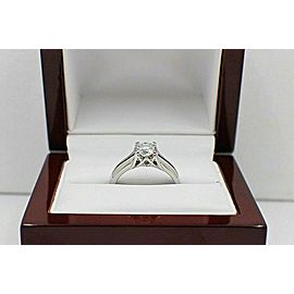 Elara Radiant Platinum Diamond Engagement Ring GIA 0.71 ct I VVS2 $9,000 Retail