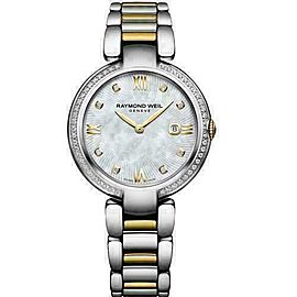 Ladies' Raymond Weil Shine 1600-SPS-00995 Steel Diamond MOP 32MM Quartz Watch