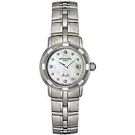 Ladies Raymond Weil Parsifal 9441-ST-97081 Steel Diamond MOP Quartz 28MM Watch