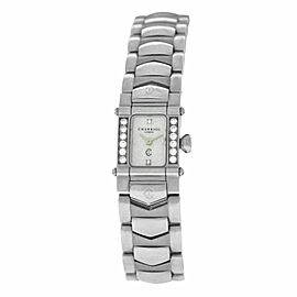 Ladies' Charriol COLVMBVS COLUMBUS INTRM9 Steel MOP Diamond 15MM Quartz Watch