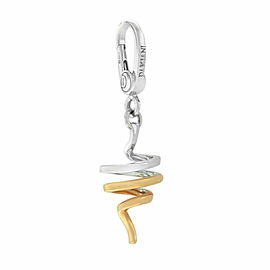 New Damiani Model: 20031625 18K White & Rose Gold $1,188 Spiral Pendant