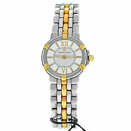 New Lady Maurice Lacroix Calypso CA1102-PS105-110 Gold Steel $2200 Quartz Watch