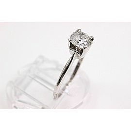 Diamond Engagement Ring Round 1.07 cts 14k White Gold Retail $6,000