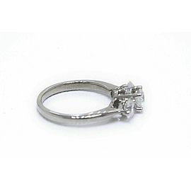 Sitara 3 Stone Diamond Engagement Ring Round 1.04 ct 14k White Gold $5500 Retail