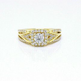 Vera Wang Love Diamond Engagement Ring 1.00 tcw 14k Yellow Gold